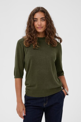CULTURE Sweater 'Fay' in Green: front