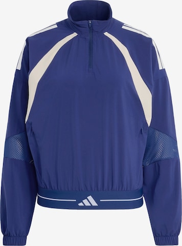 mėlyna ADIDAS PERFORMANCE Sportinė striukė 'Hyperglam': priekis