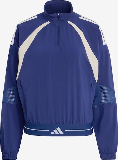 ADIDAS PERFORMANCE Sportska jakna 'Hyperglam' veličine XS u tamno plava / bijela / bijela, Pregled proizvoda
