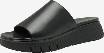 Mule JANA en noir : devant