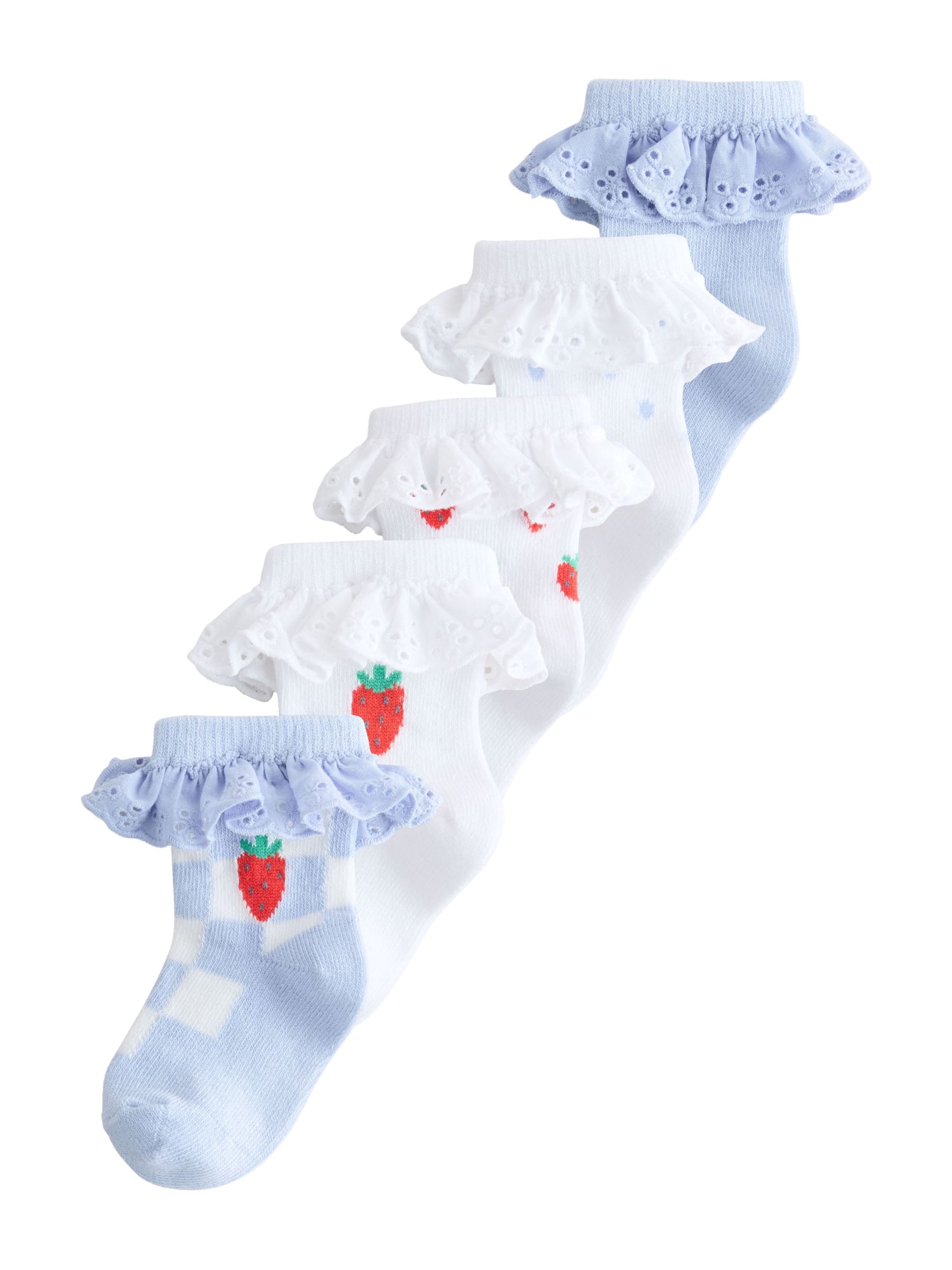 Chaussettes Next en blanc : devant