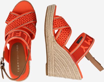 TOMMY HILFIGER - Sandalias en naranja