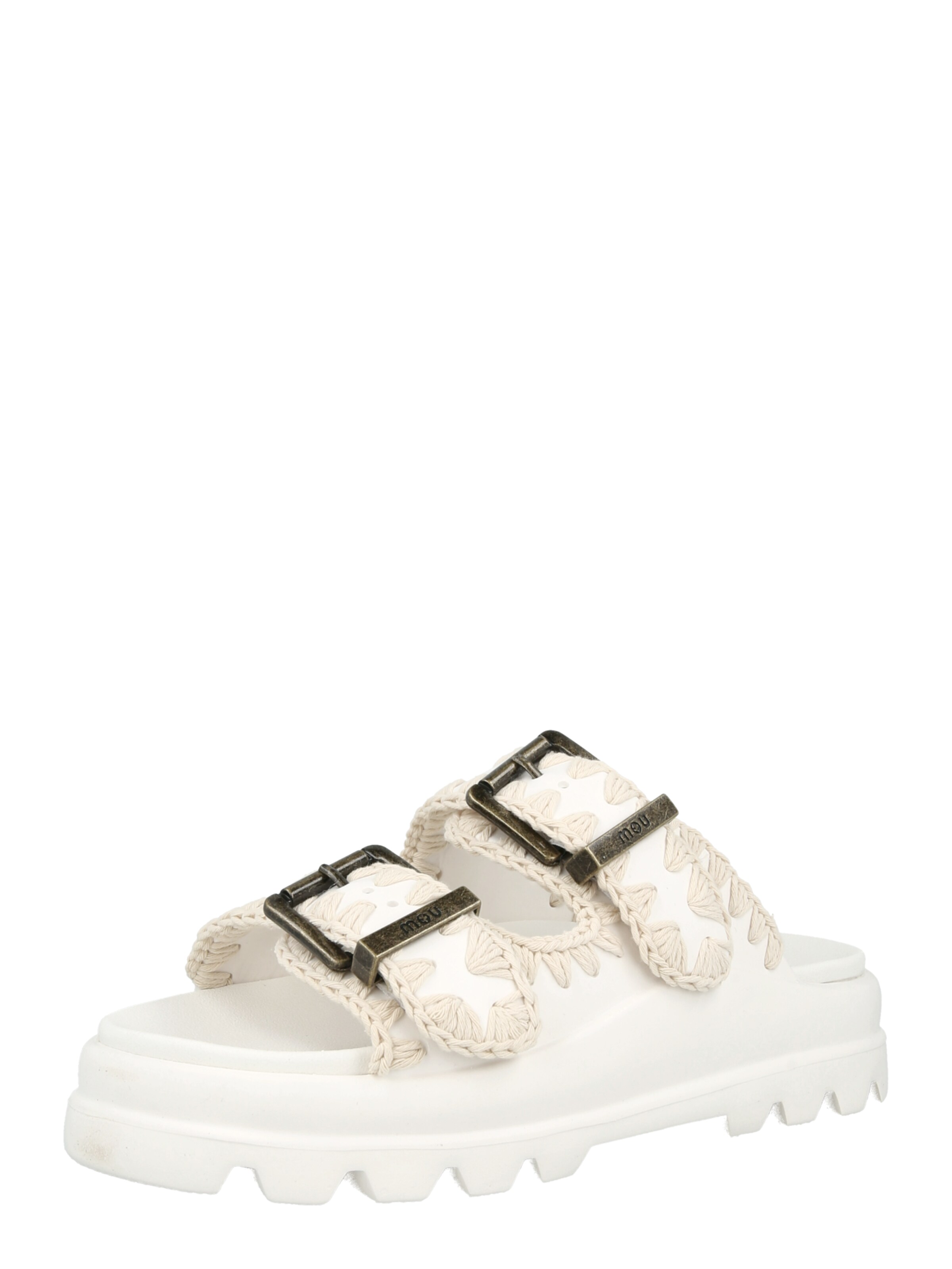 MOU Pantolette in Weiß: Vorderseite