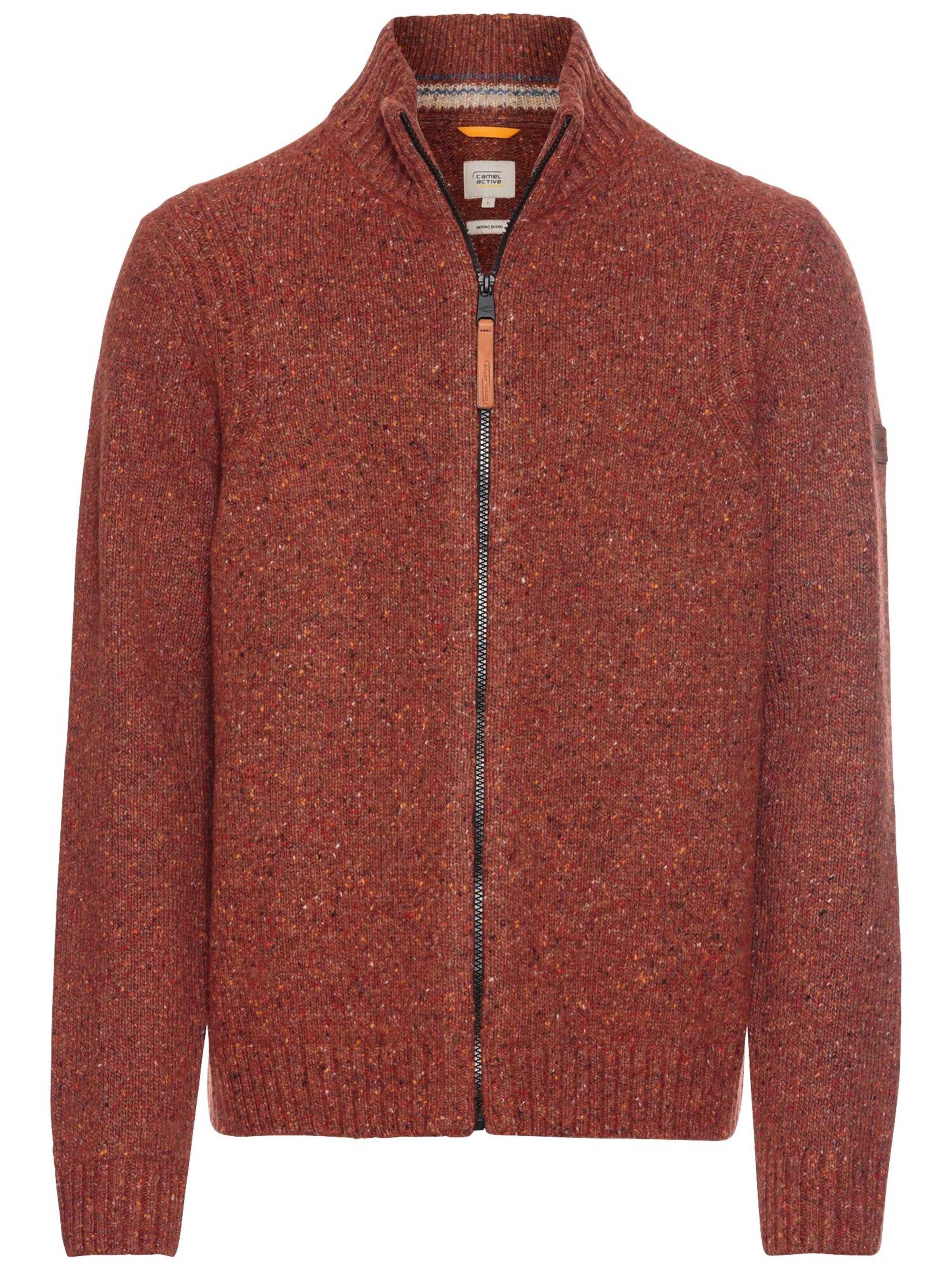 CAMEL ACTIVE Strickjacke in Rot: Vorderseite