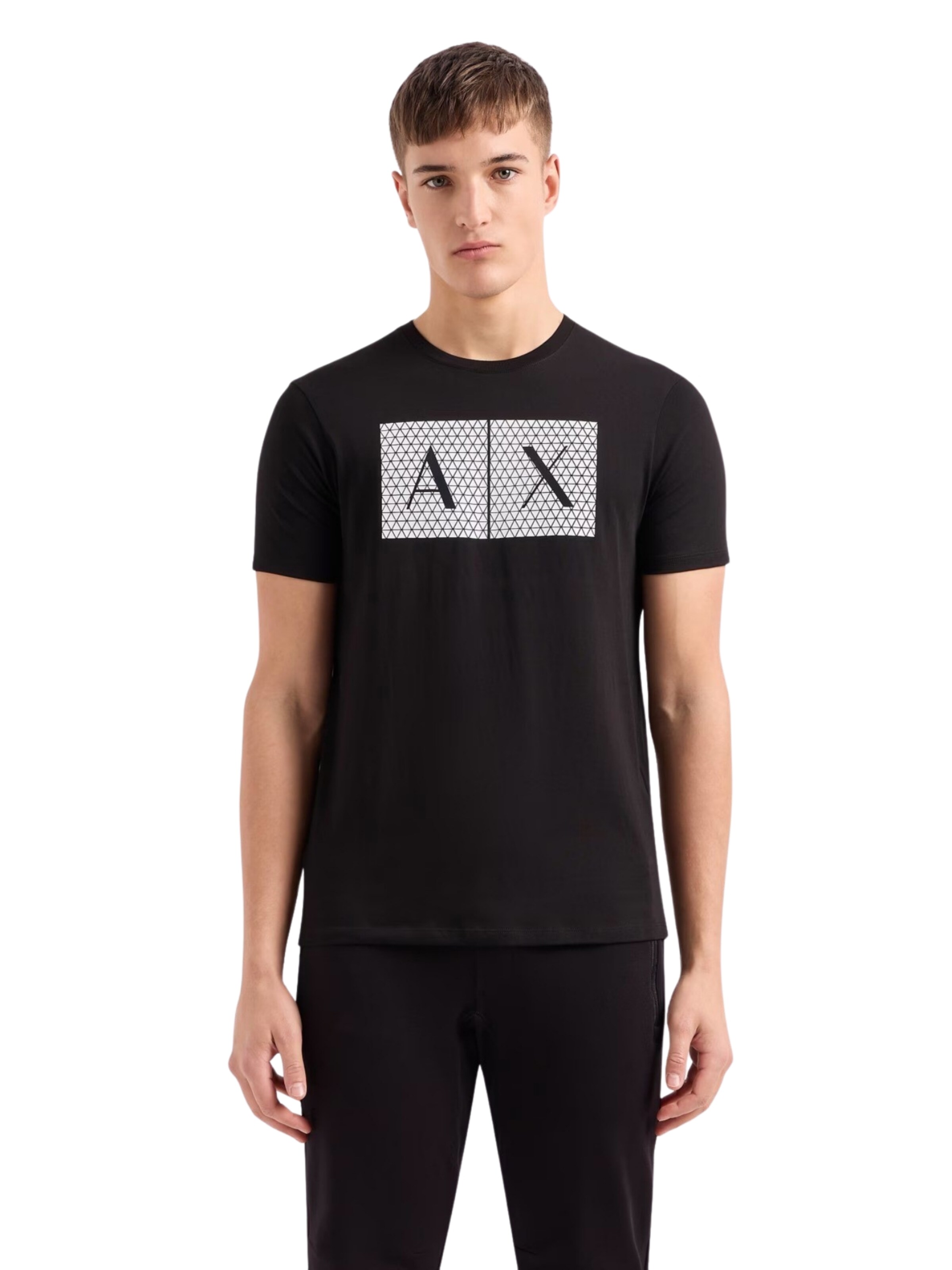 ARMANI EXCHANGE Shirt in Zwart: voorkant