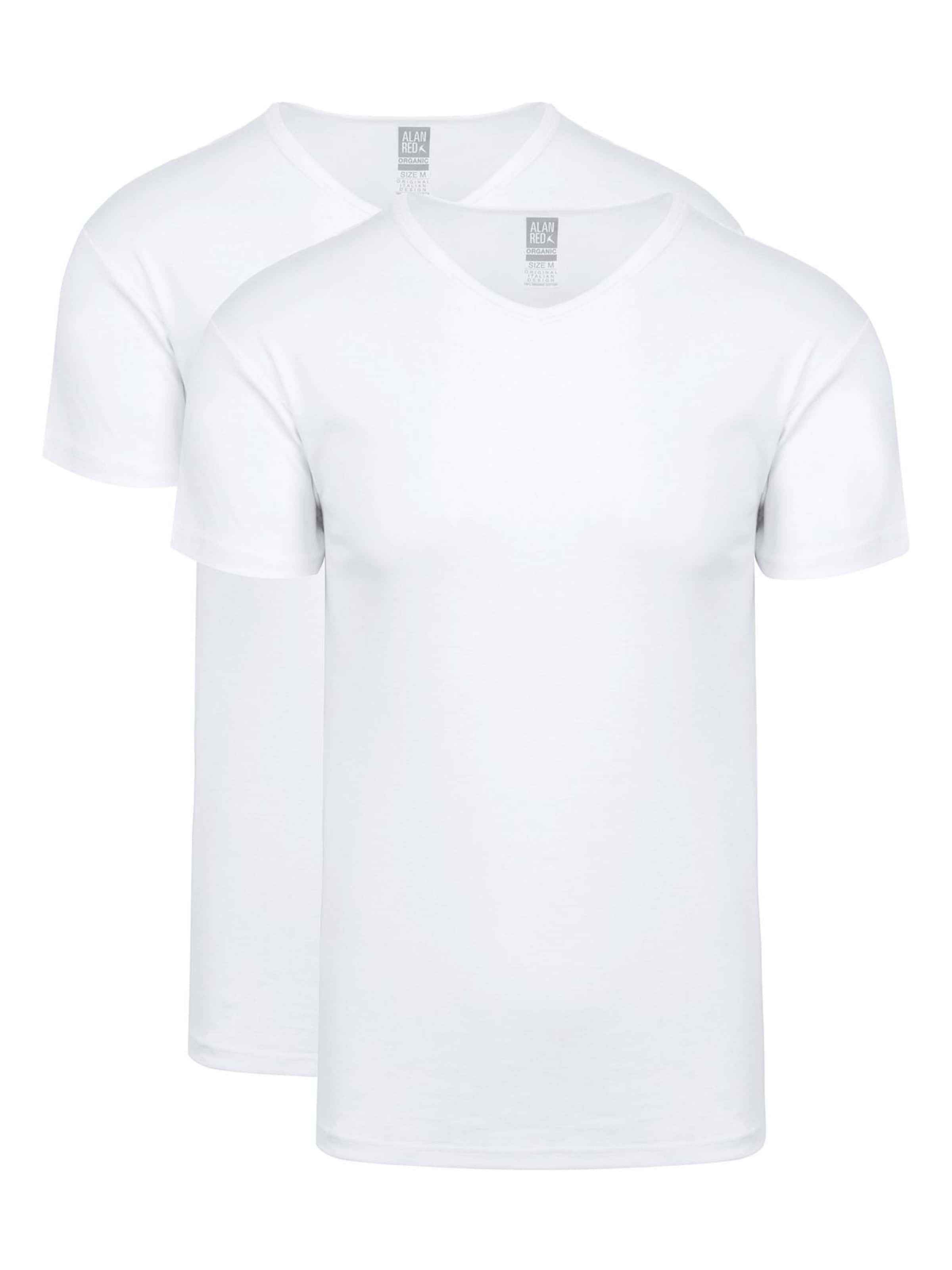 alan red Shirt 'Organic' in White: front