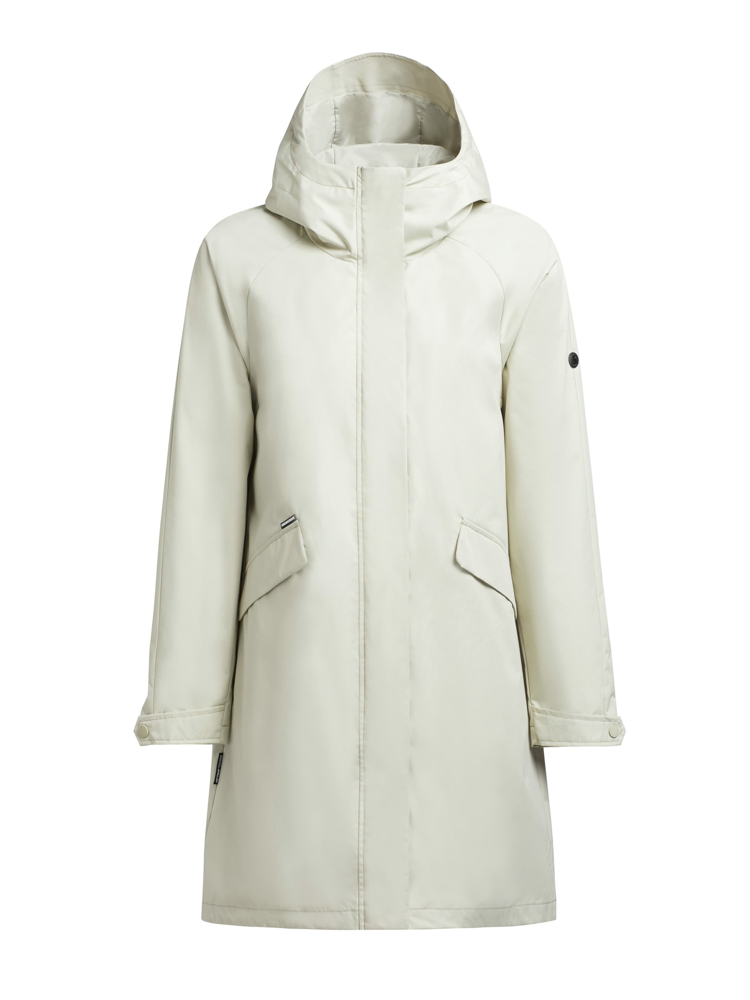 khujo Демисезонное пальто 'MILEYA' в Зеленый: спереди