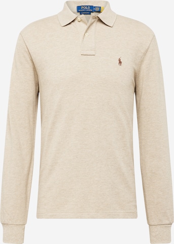 T-Shirt Polo Ralph Lauren en beige : devant