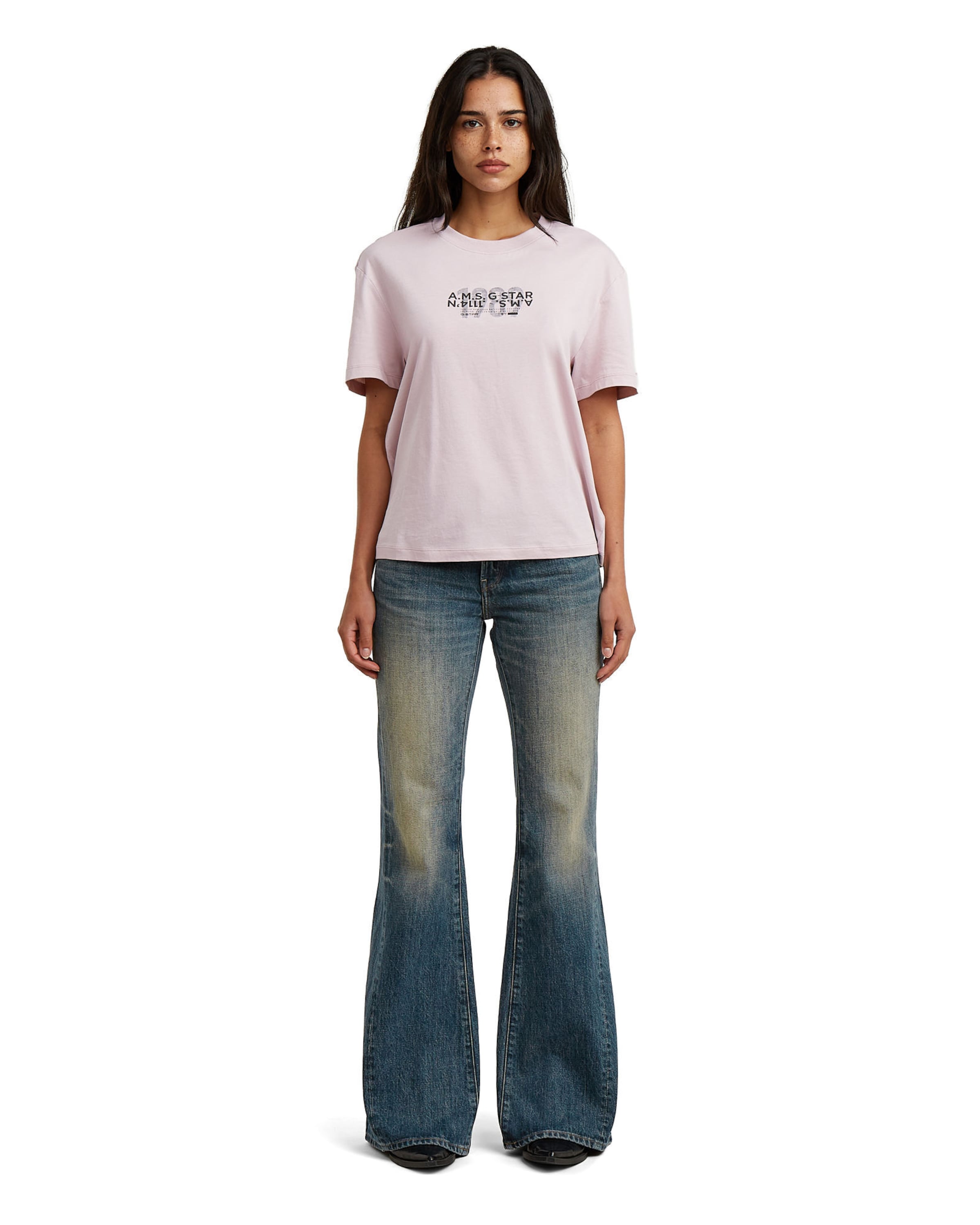 G-STAR Boot cut Jeans 'Stevey 3D Flare' in Blue