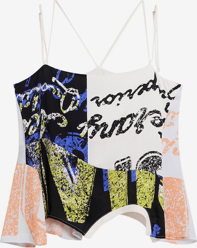 Desigual Top in mischfarben / weiß, Produktansicht