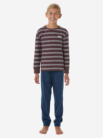 SCHIESSER Nachtkledij ' Nightwear ' in Blauw: voorkant