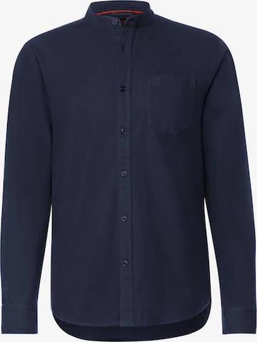 Street One MEN Regular fit Button Up Shirt in Blue: front