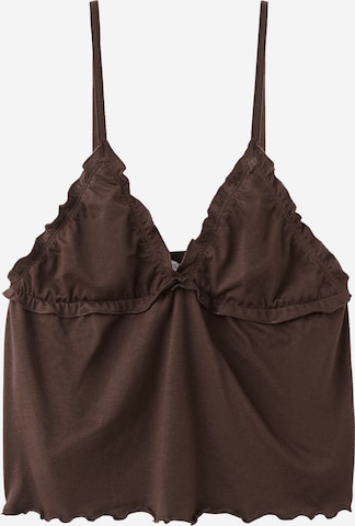 MANGO TEEN Toppi 'PASTEL' värissä ruskea: etupuoli