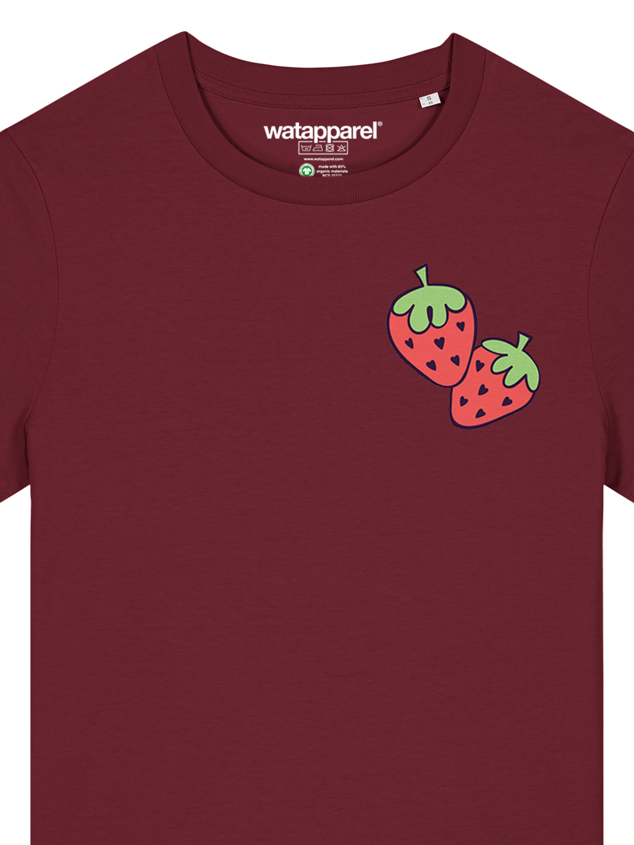 Maglietta 'Strawberry' di Watapparel in rosso