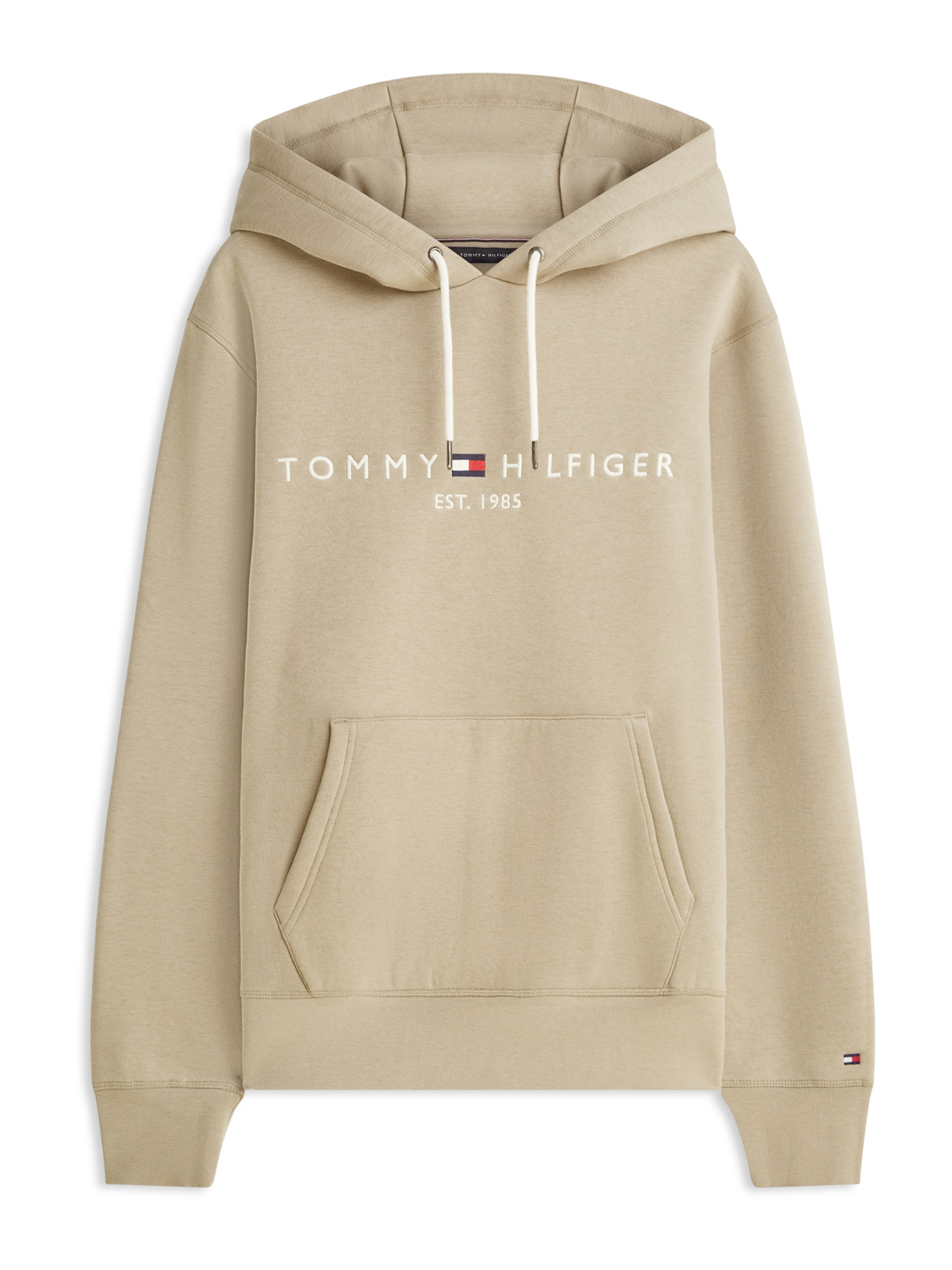 TOMMY HILFIGER Regular fit Tréning póló - szürke: elől