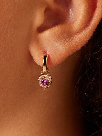 Boucles d'oreilles 'Herz' Lucardi en or