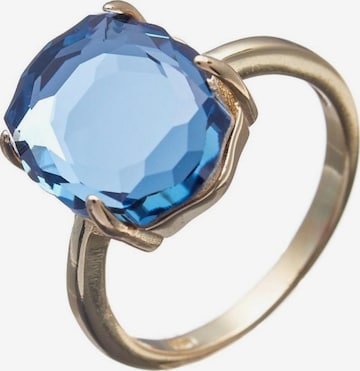 THE GEM STORIES JEWELRY - Anillo 'Denim Blue Baroque Ring - Gold' en azul: frente