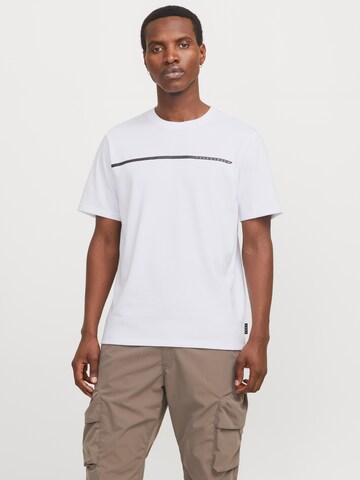 T-Shirt 'JCOFusion' JACK & JONES en blanc : devant