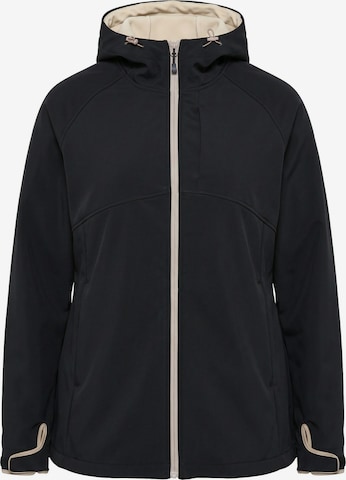 Ulla Popken Between-Season Jacket in Black: front