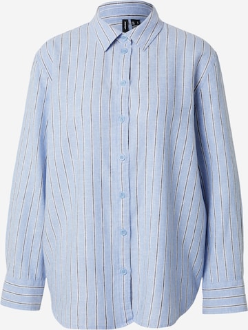 VERO MODA Bluse 'VMLINN' in Blau: Vorderseite