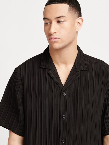 Casa Mara Comfort fit Button Up Shirt 'Casa' in Black