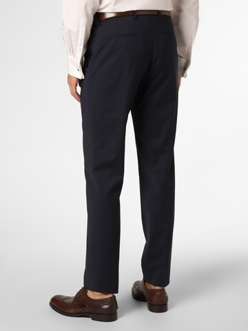 BOSS Slimfit Pantalon 'Genius' in Blauw