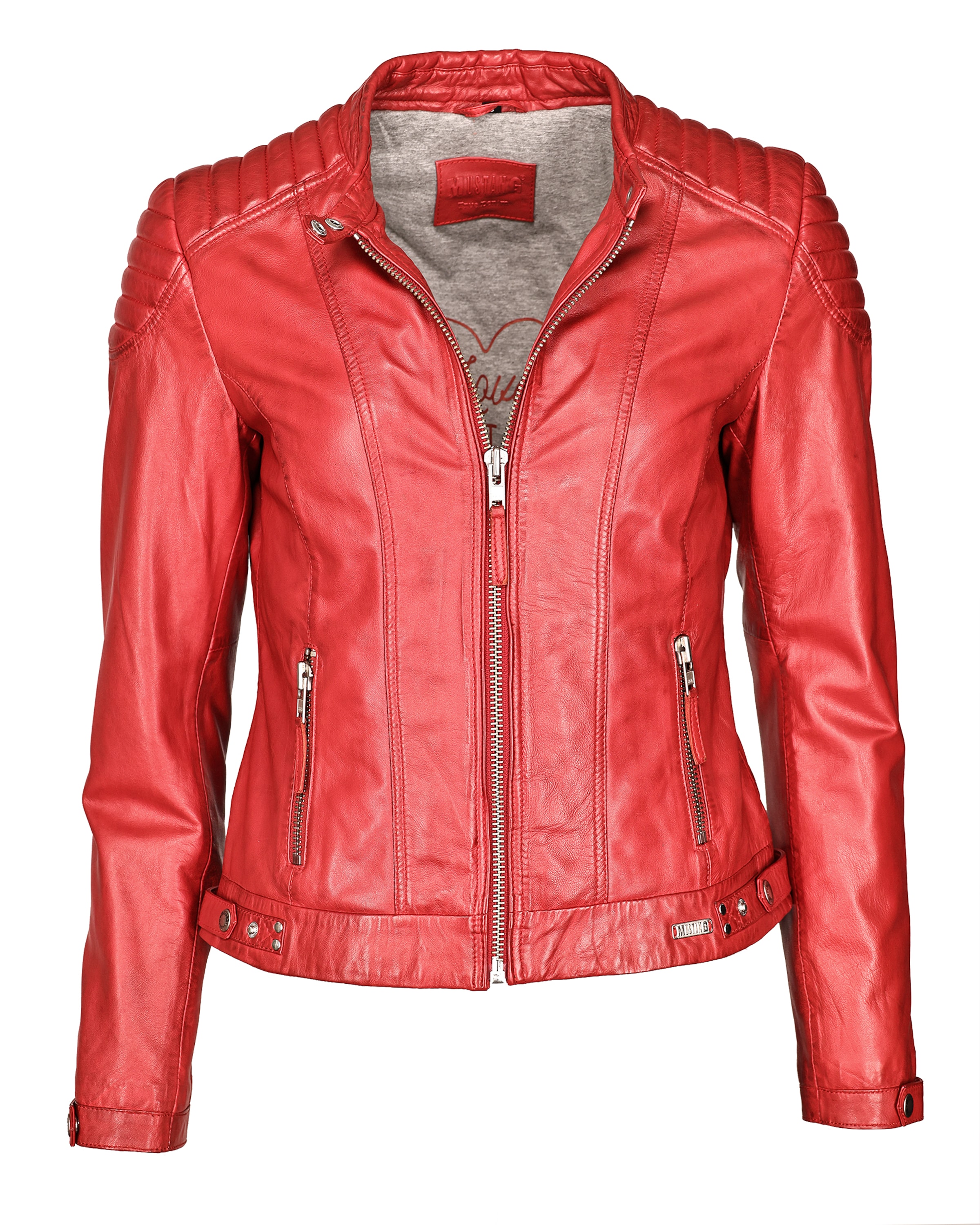Veste mi-saison ' 31020257 ' MUSTANG en rouge : devant