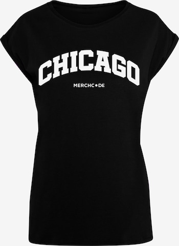 T-shirt 'Chicago' Merchcode en noir : devant