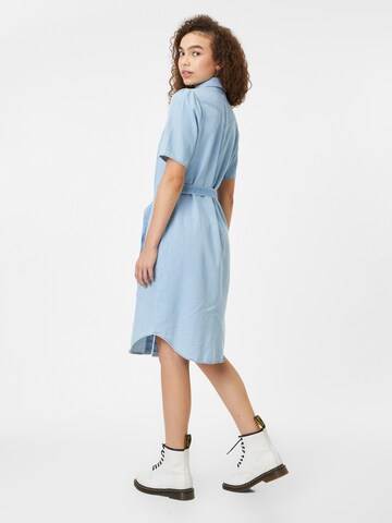 PIECES Shirt Dress 'Krista' in Blue