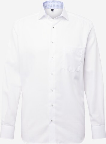 ETERNA Button Up Shirt in White: front