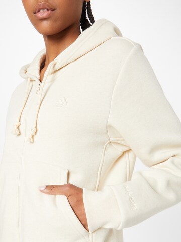 Veste de survêtement 'All Szn Fleece ' ADIDAS SPORTSWEAR en beige