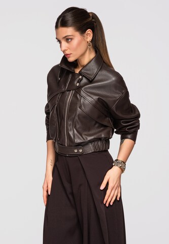 Veste mi-saison 'OW-JAFL-0107' Ombre en marron