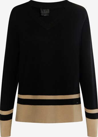 DreiMaster Klassik Sweater 'Baradello' in Black: front