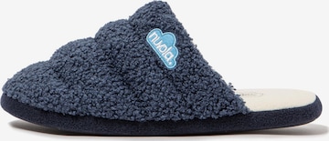 Nuvola. - Pantufa 'Zueco Sheep' em azul: frente