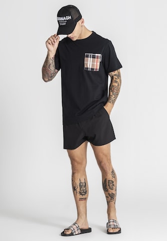 T-Shirt 'British Pocket' Gianni Kavanagh en noir