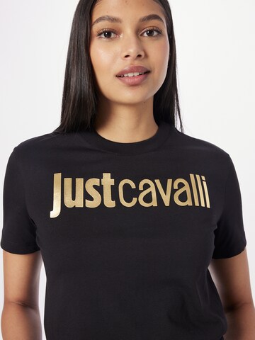 Just Cavalli Тениска в черно