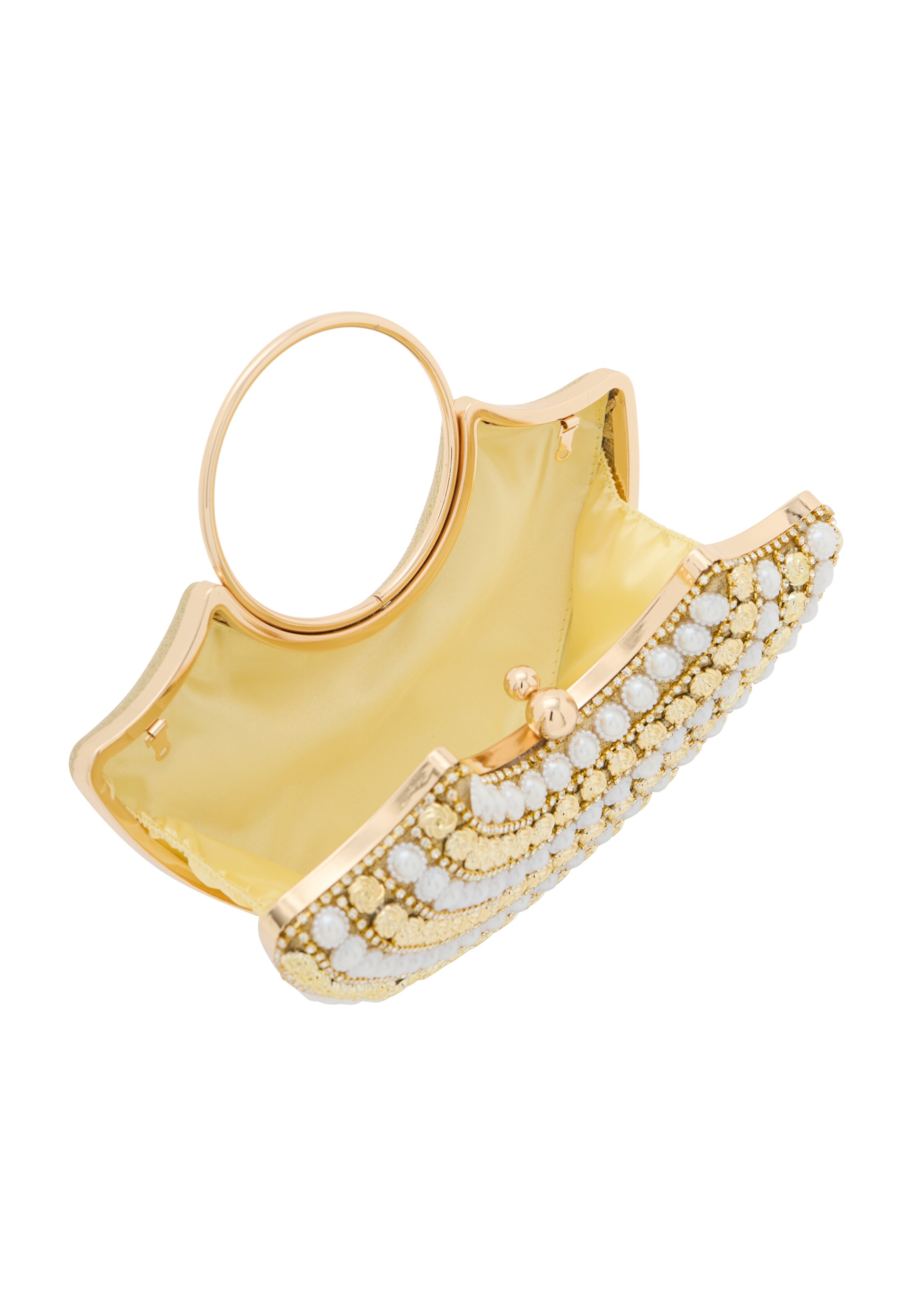 faina - Clutches em bege