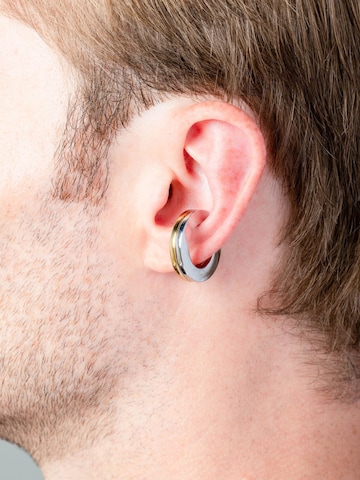 YParis - Pendientes 'Ear cuff Chance Bi' en plata