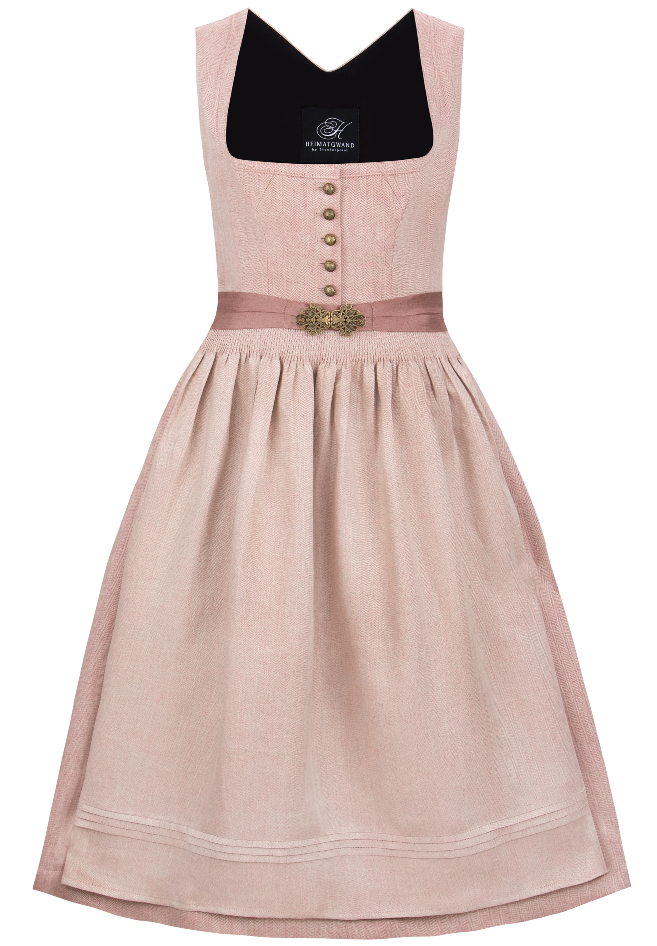 STOCKERPOINT Dirndl 'Tilda' in Roze: voorkant