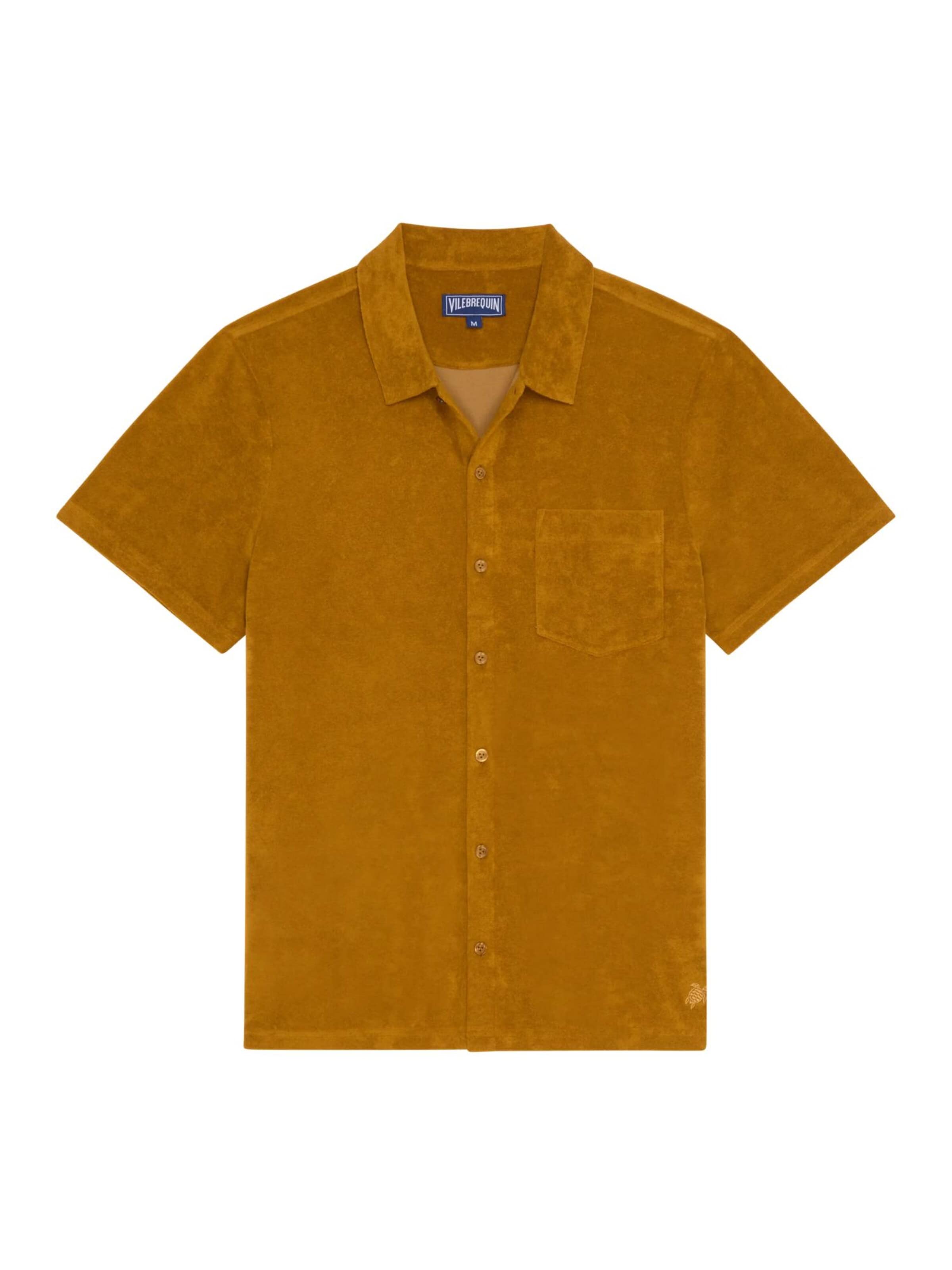 Vilebrequin Button Up Shirt in Brown: front