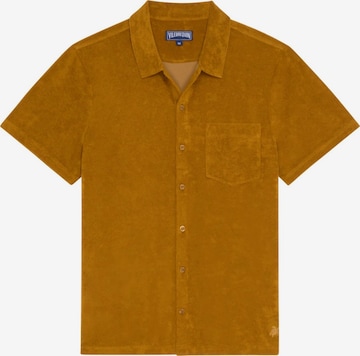Vilebrequin Button Up Shirt in Brown: front