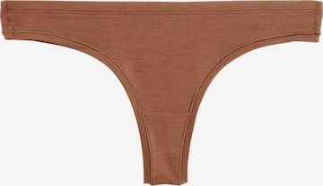 ARMEDANGELS Thong ' FAARA ' in Brown: front