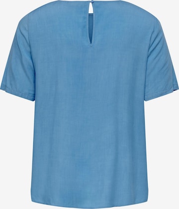 ONLY Carmakoma Bluse 'Anita' in Blau