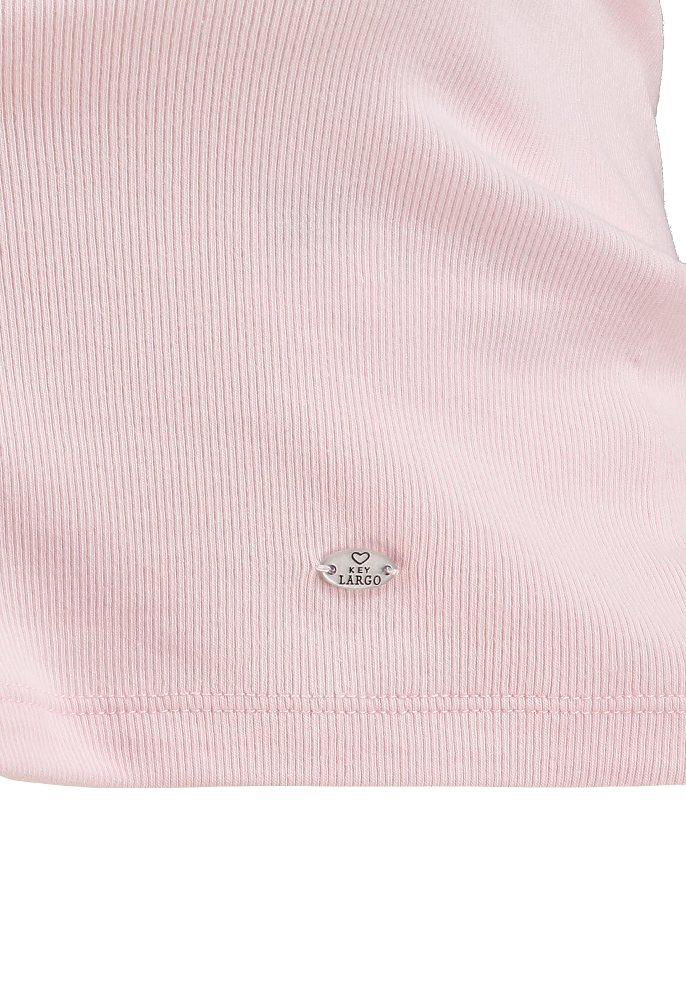 Key Largo Koszulka 'Mega Cool' w kolorze różowy