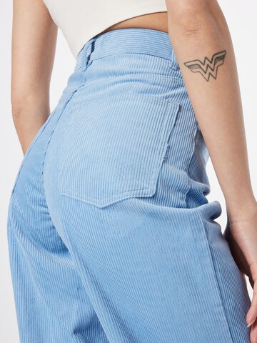 Monki Wide Leg Hose in Blau