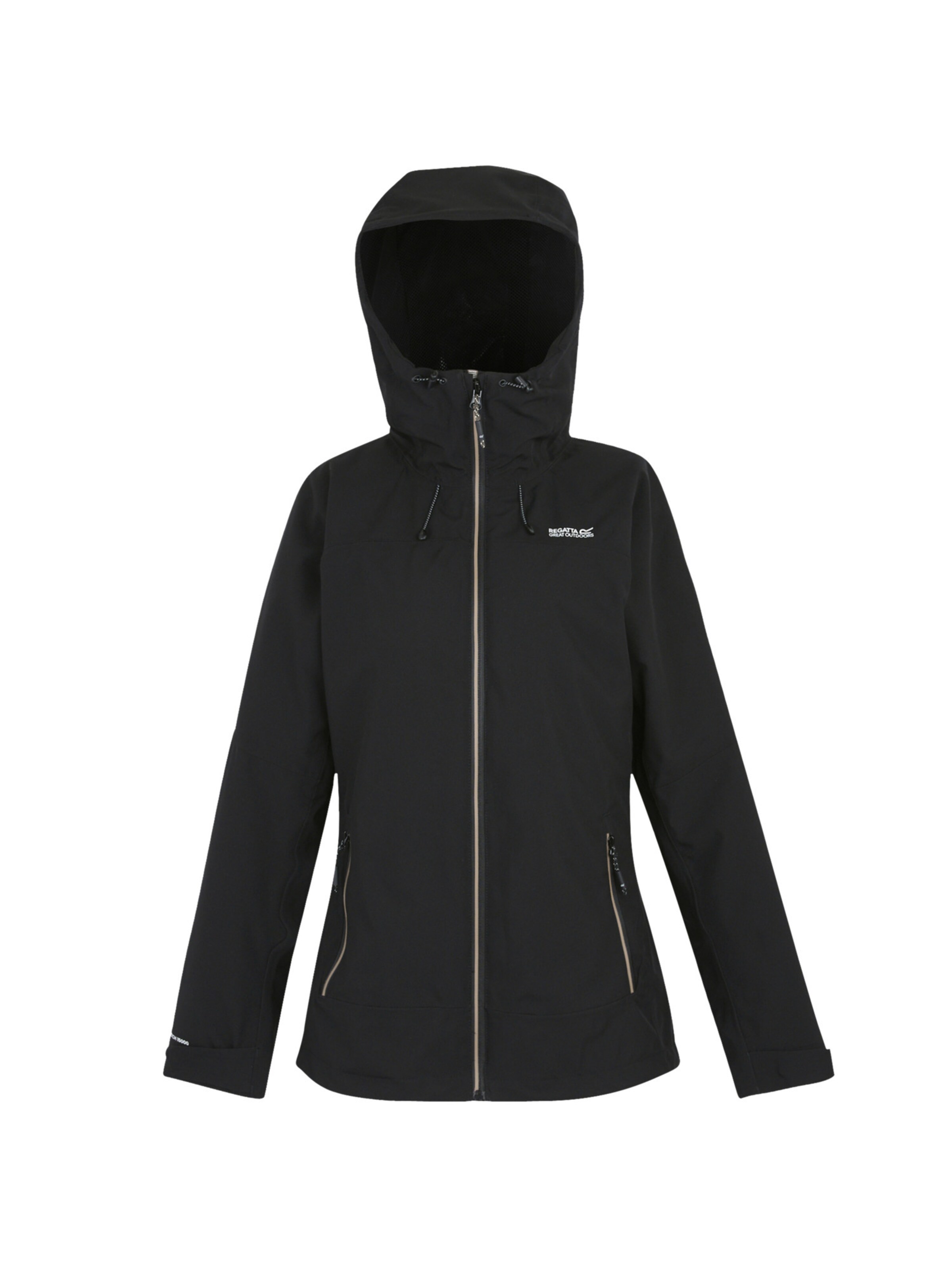 REGATTA - Casaco meia-estação em preto: frente