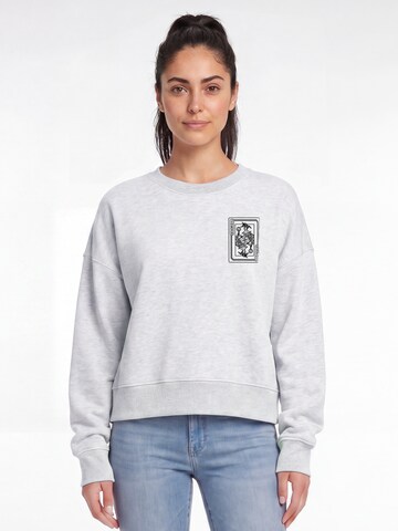 Watapparel Sweatshirt 'Joker' in Grey: front