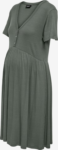 Only Maternity Jurk 'OLMCAMONI' in Groen: voorkant