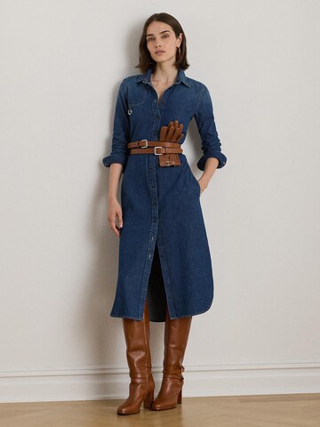 Abito camicia 'LANAINE' di Lauren Ralph Lauren in blu: frontale