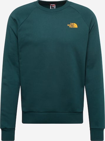 THE NORTH FACE Sweatshirt 'REDBOX' in Groen: voorkant
